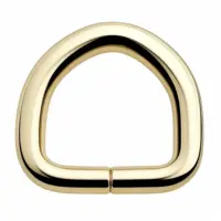 Полукольцо для сумки 15х15х4 мм Никель