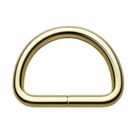 Полукольцо для сумки 30х20х3.9 мм Никель