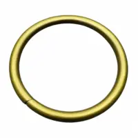 Кольцо для сумки 35 мм сварное Антик