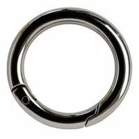 Кольцо-Карабин для сумки 25 мм Темный никель