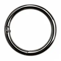 Кольцо-Карабин для сумки 30 мм Темный никель