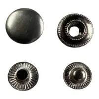 Кнопка Альфа 12,5 мм Темный никель Латунь