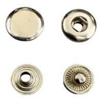 Кнопка Альфа 12,5 мм Никель Латунь