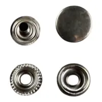 Кнопка Каппа 15 мм Темный никель