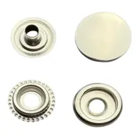 Кнопка Каппа 15 мм Никель нержавейка