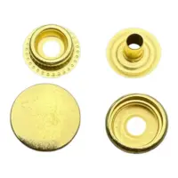 Кнопка Каппа 15 мм Золото нержавейка