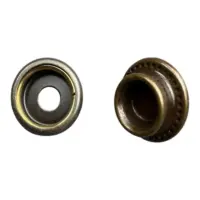 Кнопка Каппа 15 мм 2 части Антик
