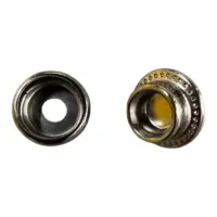 Кнопка Каппа 15 мм 2 части Темный никель