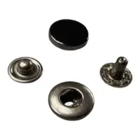 Кнопка таблетка 12 мм Темный никель