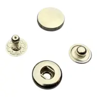 Кнопка таблетка 12 мм Никель