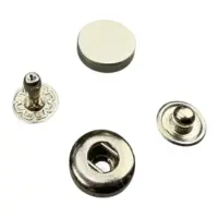 Кнопка таблетка 12 мм Сатин