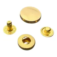 Кнопка таблетка 15 мм Золото