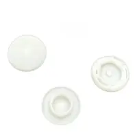 Кнопка пластиковая 11 мм Т-8 Белая