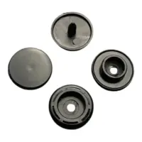 Кнопка пластиковая 11 мм Т-8 Черная