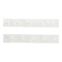 Кнопка на ленте пластик Белая