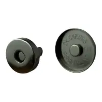 Кнопка магнитная 14 мм с крышкой Темный никель