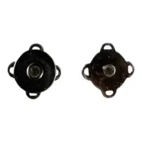 Кнопка магнитная пришивная 14 мм Темный никель