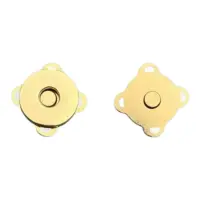 Кнопка магнитная пришивная 14 мм Золото