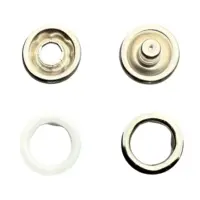 Кнопка BABY 9.5 мм Светло-серый открытая