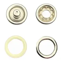 Кнопка BABY 9.5 мм Крем открытая