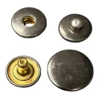 Кнопка для одежды 312 Темный никель