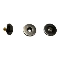 Кнопка для одежды магнитная Темный никель