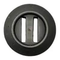 Пуговица с прорезью (Канада) 20 мм Черная
