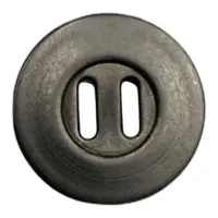 Ґудзик з прорізом (Канада) 28 мм Чорний