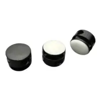 Металлический фиксатор для шнурков Цвет - Черный с белым