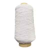 Нитка резинка белая