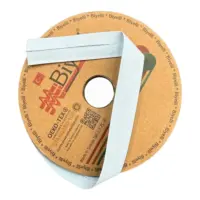 Бейка с двойным загибом хлопок с полиэстером Голубой