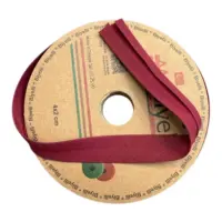 Бейка с двойным загибом полиэстер бордовый