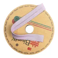 Бейка с двойным загибом полиэстер розовый