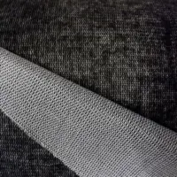 Трикотажный дублерин черный (Француз) (1 метр)