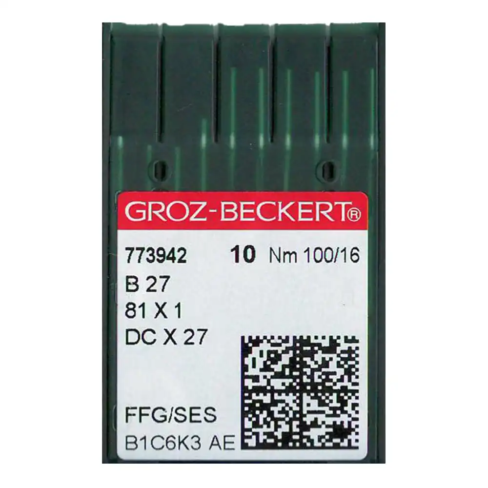 Иглы для ОВЕРЛОКА GROZ BECKERT B27/DCx27 100 FFG/SES