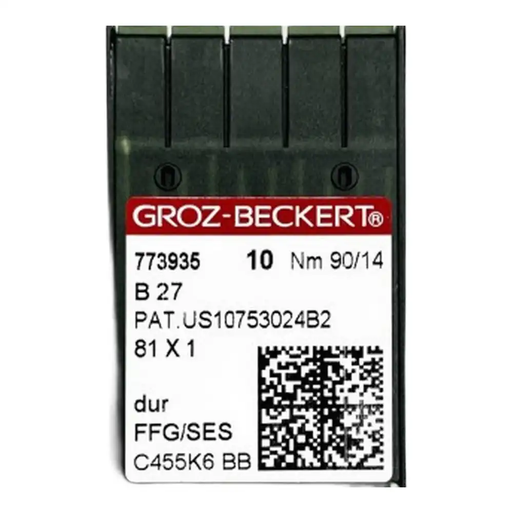 Иглы для ОВЕРЛОКА GROZ BECKERT B27/DCx27 90 FFG/SES