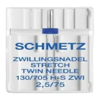 Иглы двойные Schmetz Twin Stretch 2.5/75
