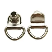 Петля обувная под развальцовку Никель