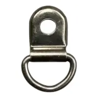 Петля обувная под заклепку Темный никель