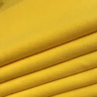 Трикотажная ткань на флисе цвета желтой дыни