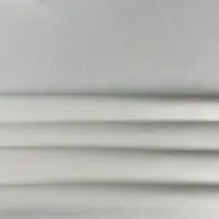 Трикотажная ткань на флисе Молочная