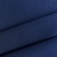 Трикотажная ткань на флисе Темно-синяя