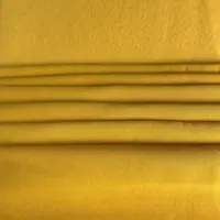 Трикотажная ткань на флисе Горчичная