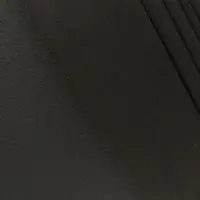 Трикотажная ткань на флисе Черная