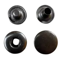 Кнопка Альфа 12,5 мм Черный оксид Латунь