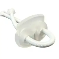 Фиксатор для шнурков на 2 отверстия Прозрачный