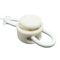 Фиксатор для шнурков Шайба 18 мм Белый