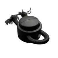 Фиксатор для шнурков Шайба 18 мм Черный