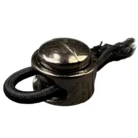 Фиксатор для шнурков Шайба 18 мм Темный никель