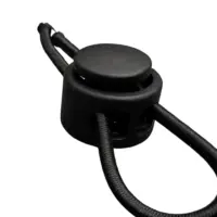 Фиксатор для шнурков Шайба 20 мм Черный